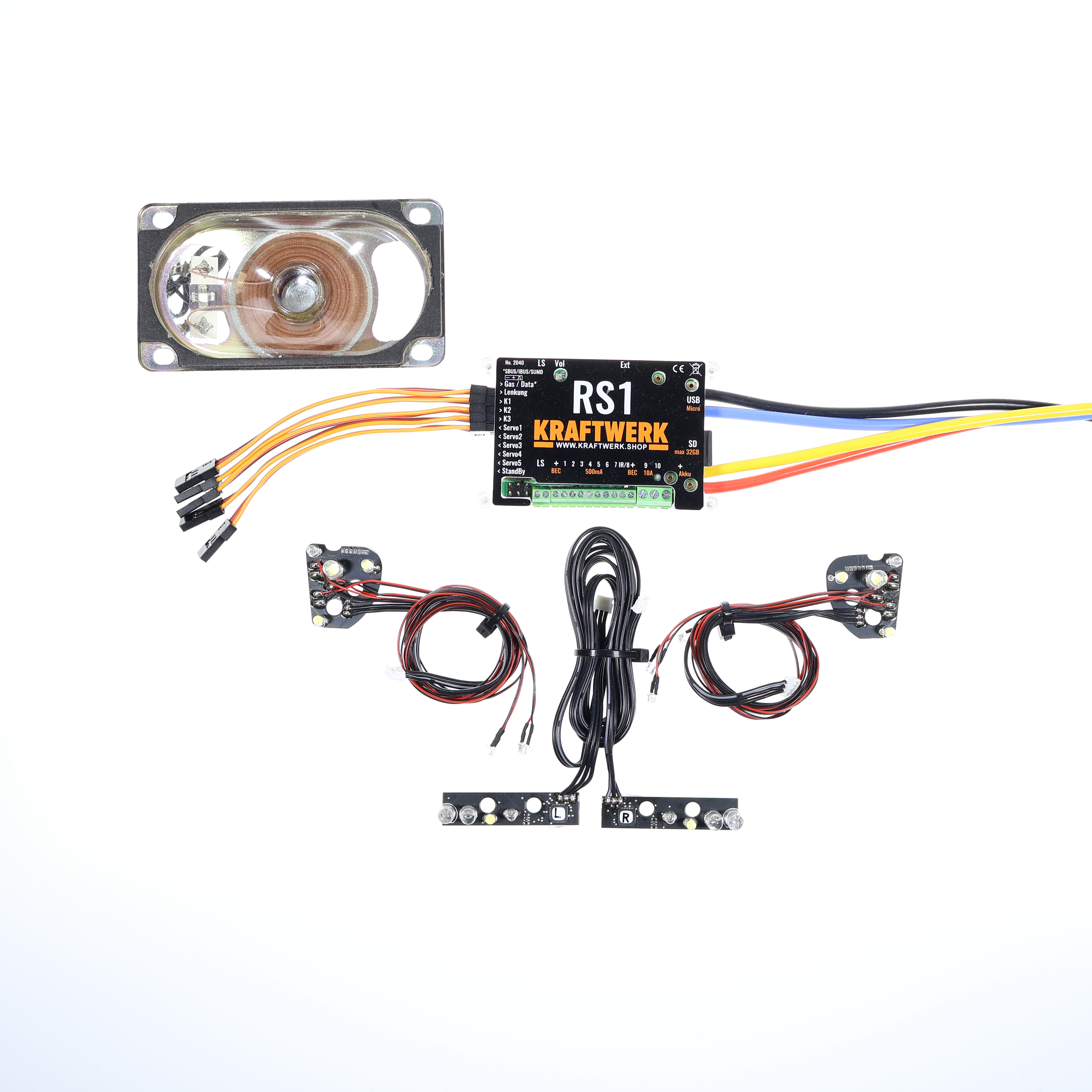 RS1 Full Option Set Tamiya MB Arocs 3363