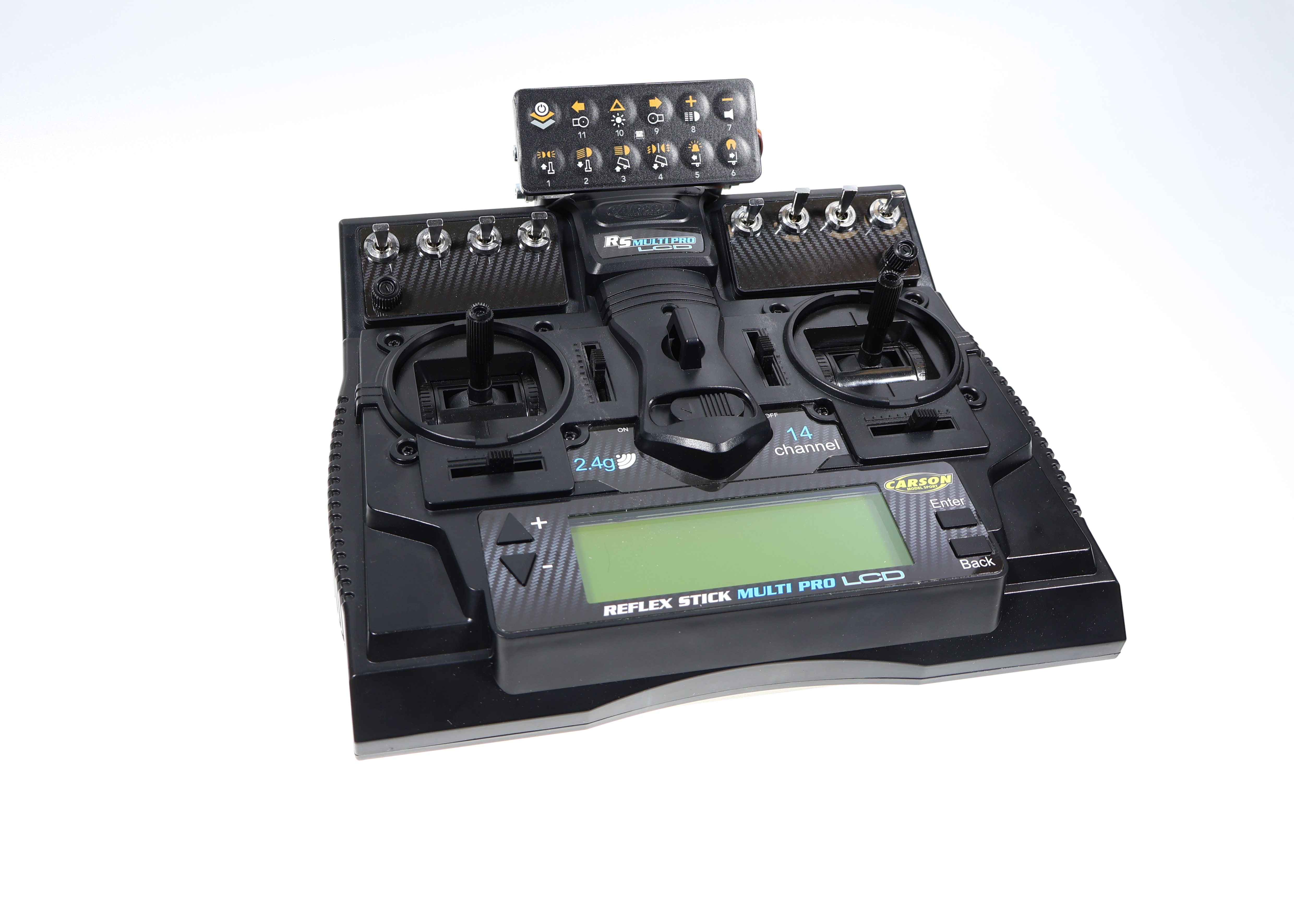 Carson FS Reflex Stick Multi PRO LCD 2.4 GHz – mit KraftwerK Pad