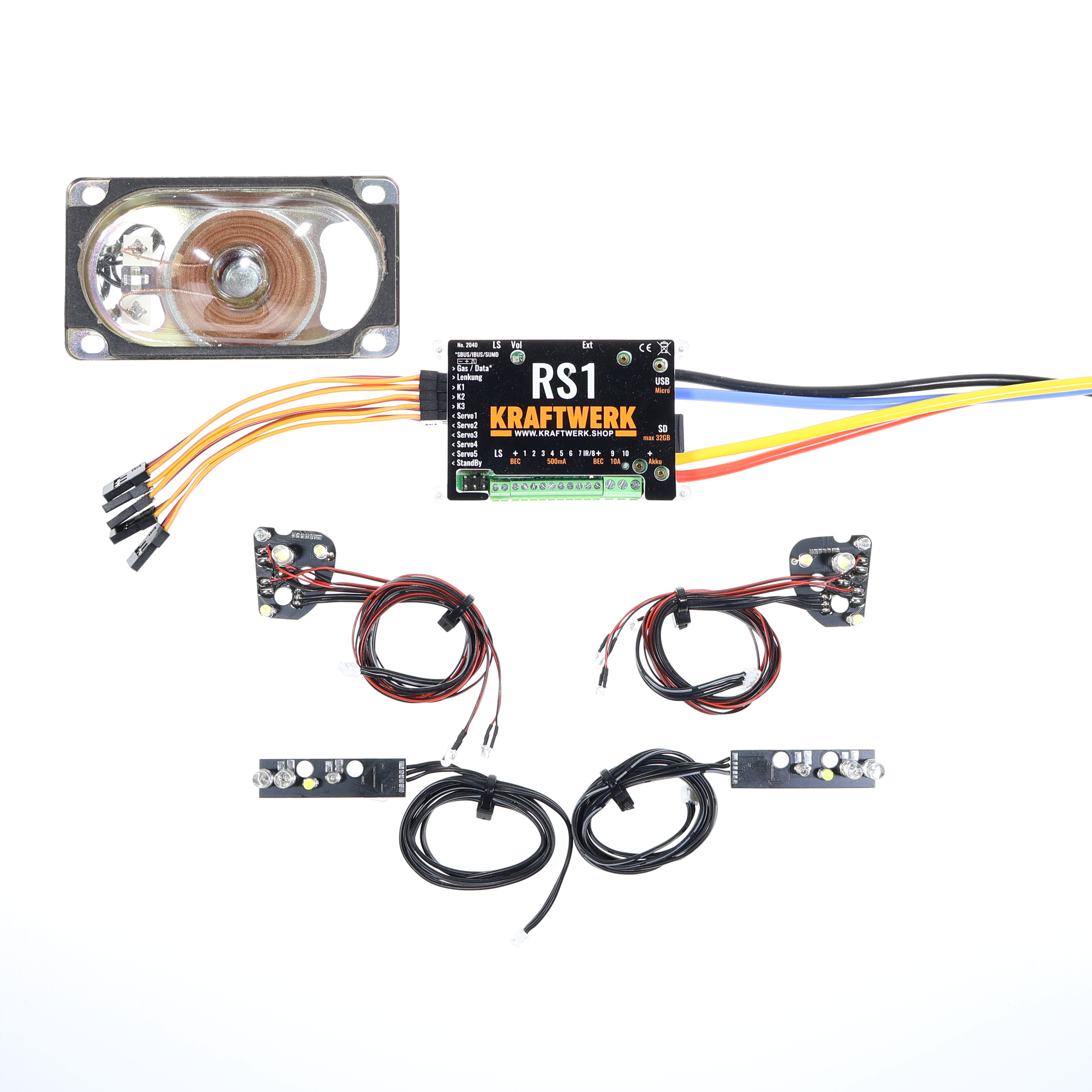 RS1 Full Option Set Tamiya MB Arocs 3348/4151