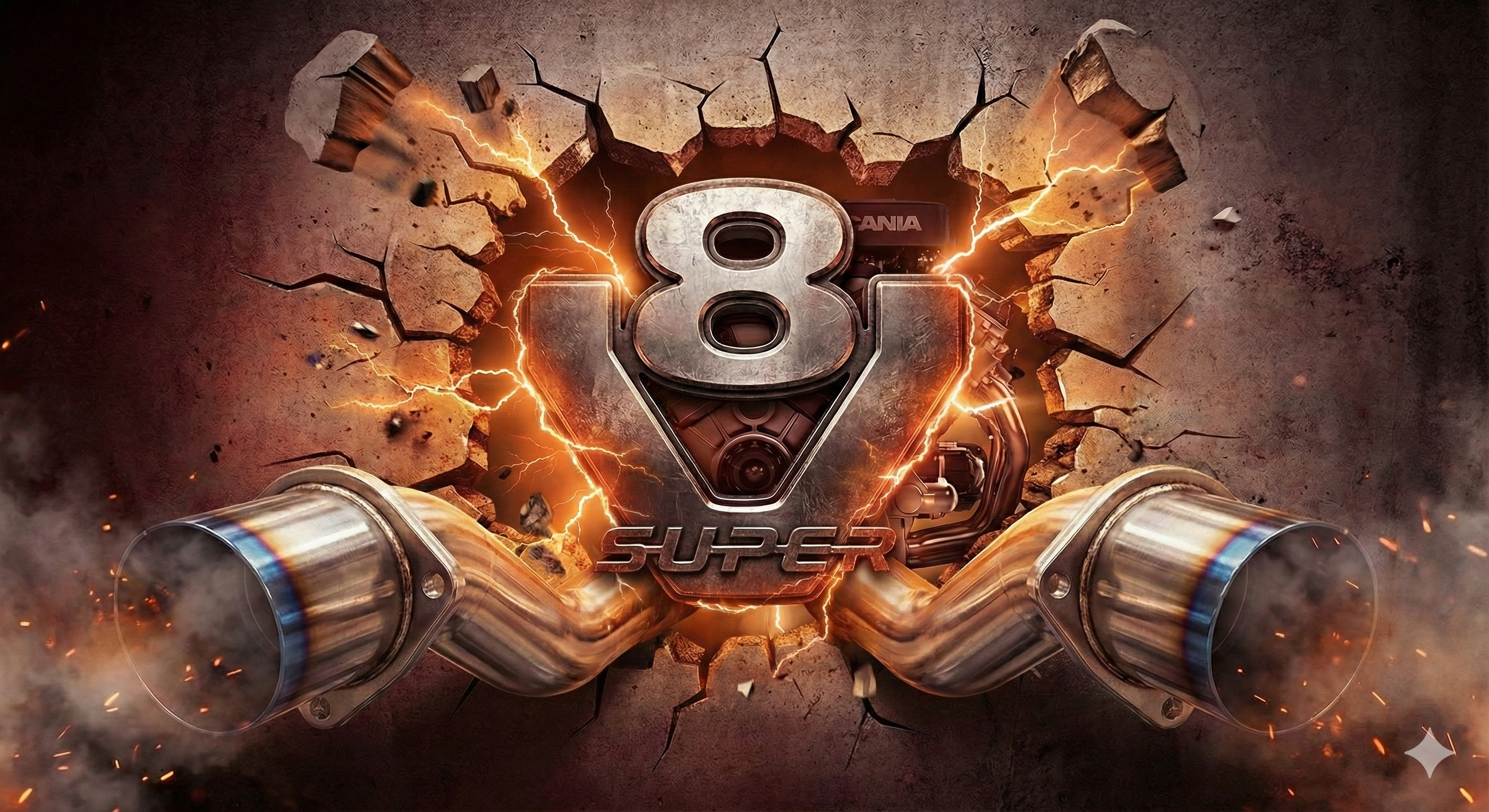 Premiumsound Scania V8 OpenPipe