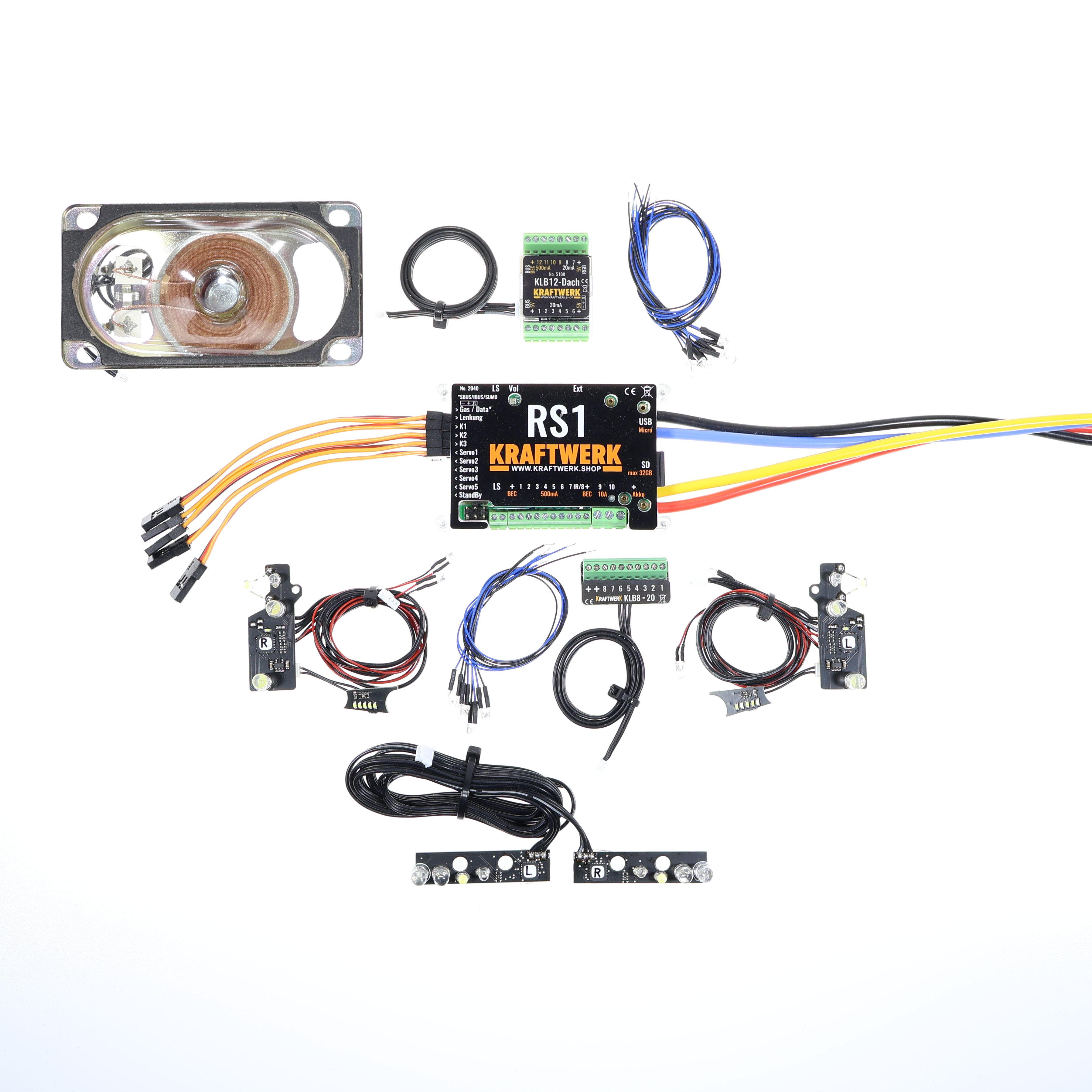 RS1 Full Option Set Tamiya MB Actros 3363