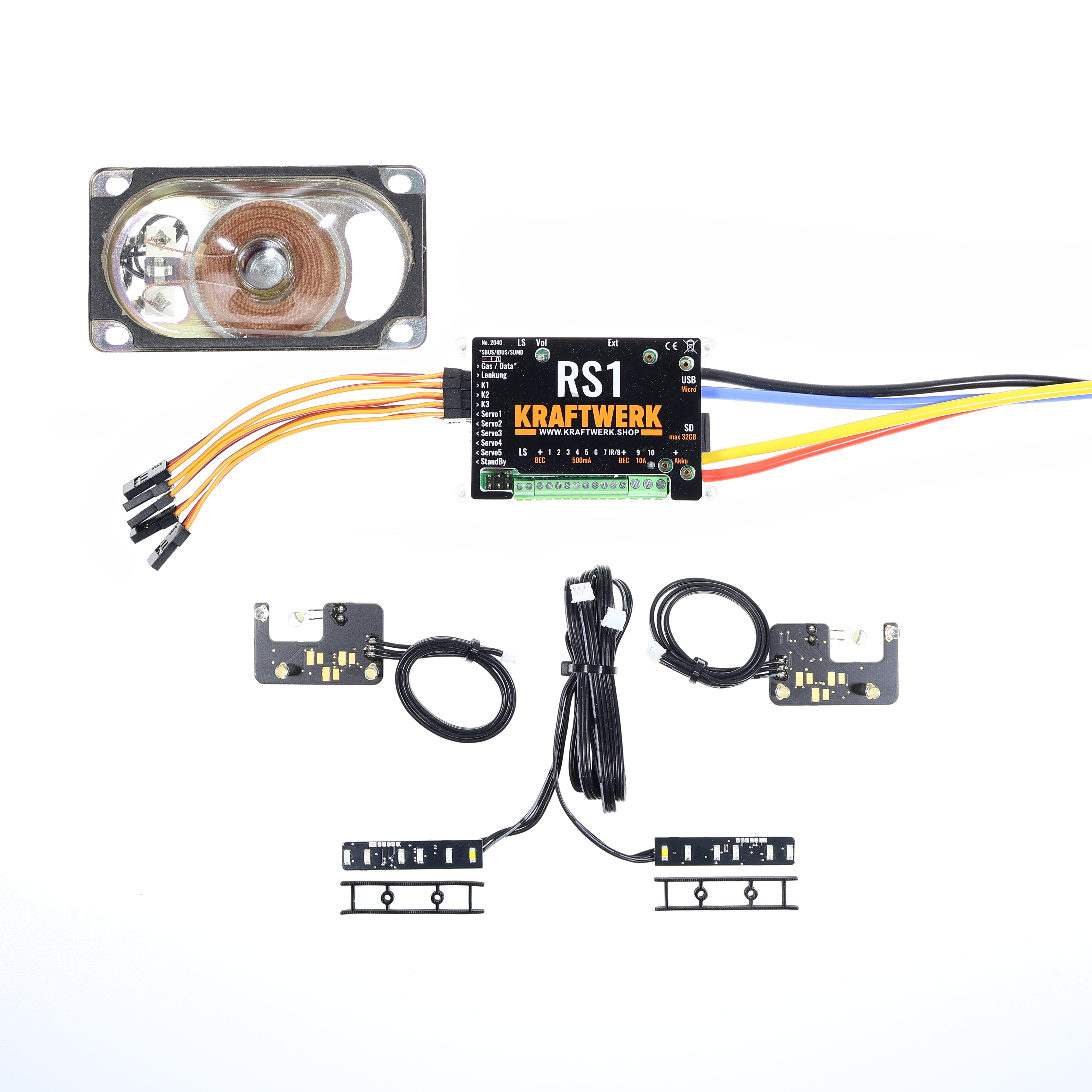 RS1 Full Option Set TAMIYA MB Mercedes 1838 und 1850L